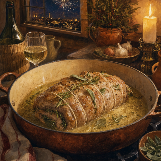Arrosto di vitello ripieno